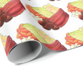 Papier Cadeau Nouvel Angleterre Repas Dîner Bouilli Boeuf Corned (Coin rond)