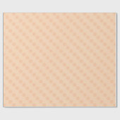 Papier Cadeau Nouvel Anniversaire De La Polka Orange Cute (Plat)