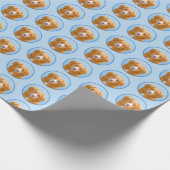 Papier Cadeau Nouvelle-Écosse Peinture de chien pour ramper le c (Coin)