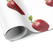 Papier Cadeau Nouvelle pomme (Coin rond)