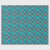 Papier Cadeau Nouvelle-Zélande Abalone Paua Shell Motif 1 (Plat)