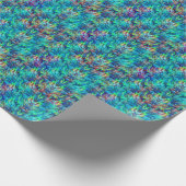 Papier Cadeau Nouvelle-Zélande Abalone Paua Shell Motif 1 (Coin)