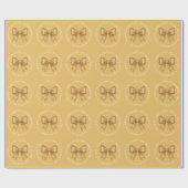 Papier Cadeau N'Ouvrez Pas Avant Noël Or (Plat)