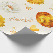 Papier Cadeau November Birthstone & Flower | Watercolor (Coin)