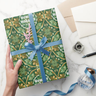 Papier Cadeau Nowruz Perse Nouvel An Diner Party Cadeaux Vert