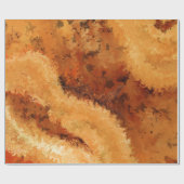 Papier Cadeau Noyer Burlé Faux Stylé (Plat)