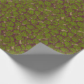Papier Cadeau Noyer rustique Motif or (Coin)