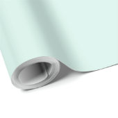 Papier Cadeau Nuage de Menthe (Coin rond)