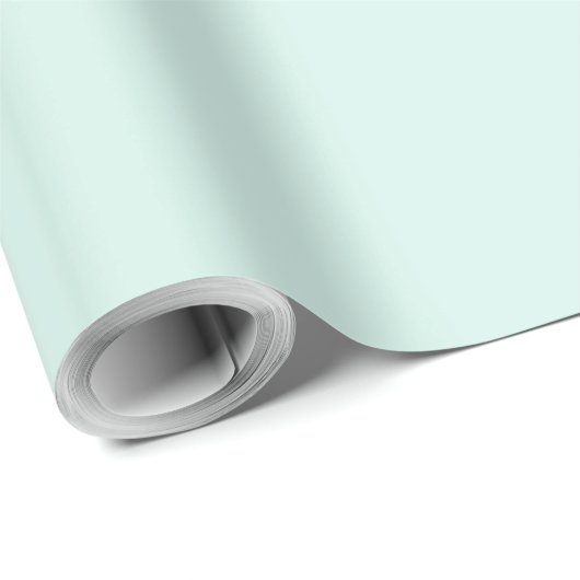 Papier Cadeau Nuage de Menthe (Coin rond)