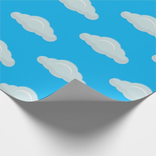 Papier Cadeau Nuages. (Coin)