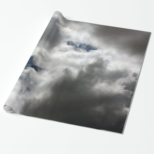Papier Cadeau Nuages (Déroulé)