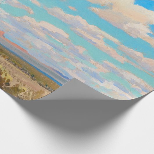 Papier Cadeau Nuages d'un après-midi d'été par Maynard Dixon (Coin)