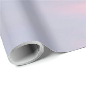 Papier Cadeau Nuages roses personnalisables (Coin rond)