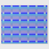 Papier Cadeau Nuances de bleu (Plat)