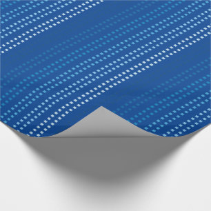 Papier Cadeau Nuances de bleu avec couleur de fond changeable