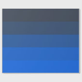 Papier Cadeau Nuances de bleus (Plat)