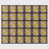 Papier Cadeau Nuances De Papier D'Enveloppement Brown 60E Annive (Plat)