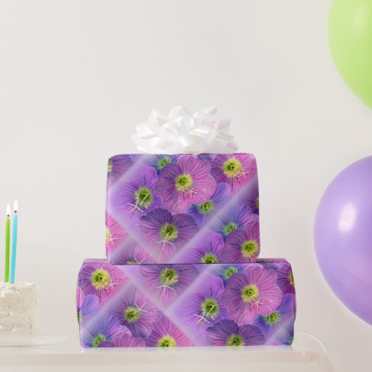 Papier Cadeau Nuances de violet (Cadeaux de fête)