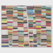 Papier Cadeau Nuanciers multicolores coupés (Plat)