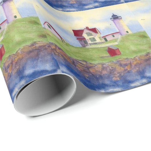 Papier Cadeau nubble d'été (Coin rond)