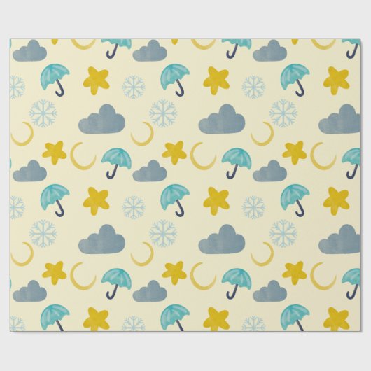 Papier Cadeau Nuit (Plat)