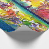 Papier Cadeau NUIT CARNAVALE / Musique de danse mascarade véniti (Coin)