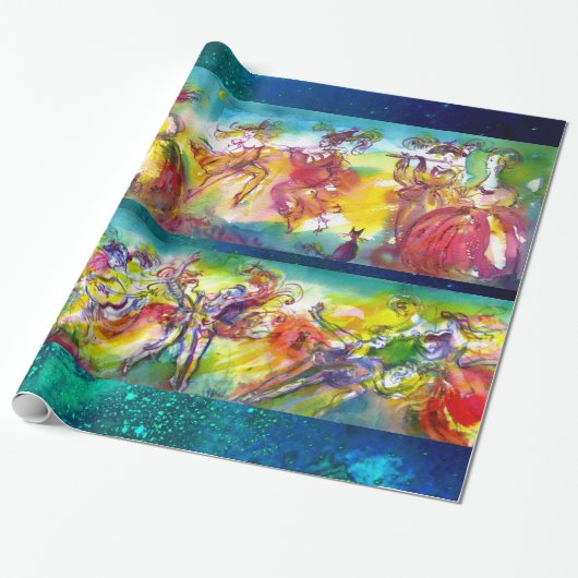 Papier Cadeau NUIT CARNAVALE / Musique de danse mascarade véniti (Déroulé)