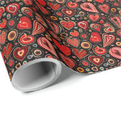 Papier Cadeau Nuit d'amour (Coin rond)