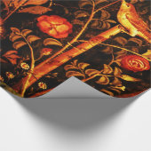 Papier Cadeau NUIT DE COLLECTION POMPEII AVEC ROSES, Rouge (Coin)