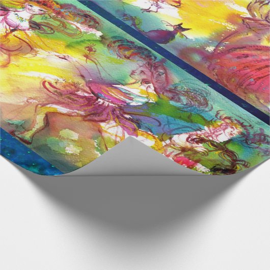 Papier Cadeau NUIT DU CARNAVAL / Mascarade vénitienne, Musique d (Coin)