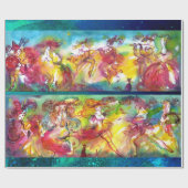 Papier Cadeau NUIT DU CARNAVAL / Mascarade vénitienne, Musique d (Plat)