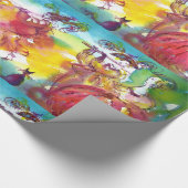 Papier Cadeau NUIT DU CARNAVAL / Mascarade vénitienne, Musique d (Coin)