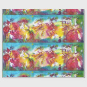 Papier Cadeau NUIT DU CARNAVAL / Mascarade vénitienne, Musique d (Plat)