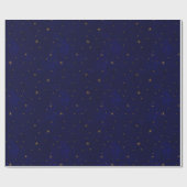 Papier Cadeau Nuit étoilée céleste (Plat)