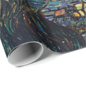 Papier Cadeau Nuit étoilée par van Gogh (Coin rond)