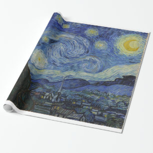 Papier Cadeau Nuit étoilée par Vincent Van Gogh