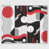Papier Cadeau nuit japonaise (Plat)