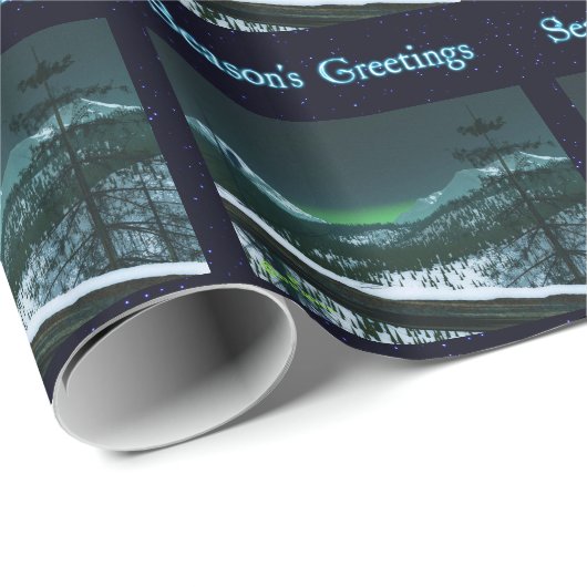 Papier Cadeau Nuit silencieuse (Coin rond)