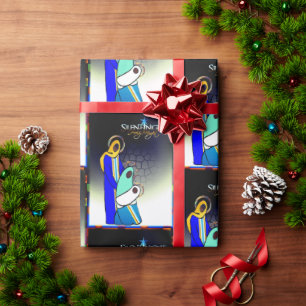 Papier Cadeau Nuit Silencieuse Nuit Sainte