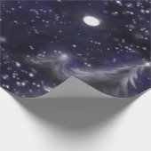 Papier Cadeau Nuit silencieuse - romantique Fête de neige (Coin)