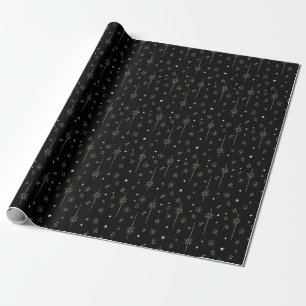 Papier Cadeau Nuit Stellaire Étoile Céleste