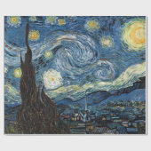 Papier Cadeau Nuit Van Gogh Starry (Plat)