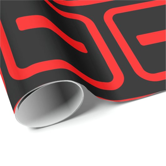 Papier Cadeau Numéro 一 Japonais Numéro Un (Coin rond)