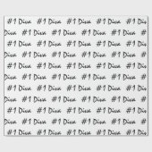 Papier Cadeau Numéro 1 Diva (Plat)
