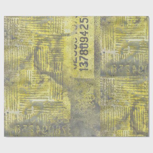 Papier Cadeau Numéro Abstrait 1 (Plat)