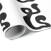 Papier Cadeau Numéro cambodgien 5 / Cinq / ៥ (Pram) Écriture khm (Coin rond)