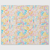 Papier Cadeau Numéro d'anniversaire Nuage de mots Vingt B ID270 (Plat)