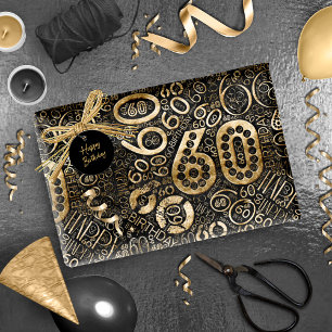 Papier Cadeau Numéro de Birthday