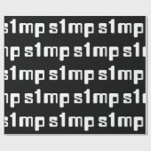 Papier Cadeau Numéro Un Papier D'Emballage Simp (Plat)