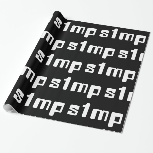 Papier Cadeau Numéro Un Papier D'Emballage Simp (Déroulé)